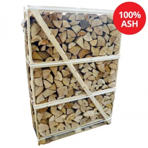 Kiln Dried Firewood Logs - 100% Ash - Large Crate - Equivalent to approx 3.5  bulk bags - WS601/00002