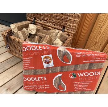 Woodlets Briquettes - Single (Collection Only or add on product)  - WS957/00001