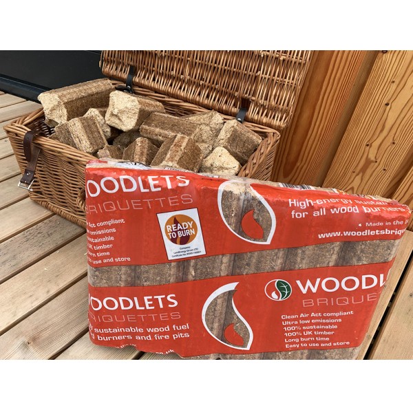 Woodlets Briquettes - Full Pallet x 96 - WS957/00001