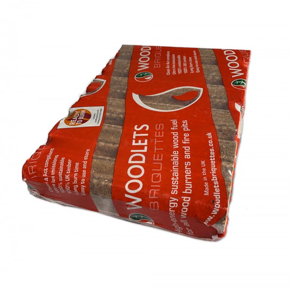 Woodlets Briquettes - Single (Collection Only or add on product)  - WS957/00001