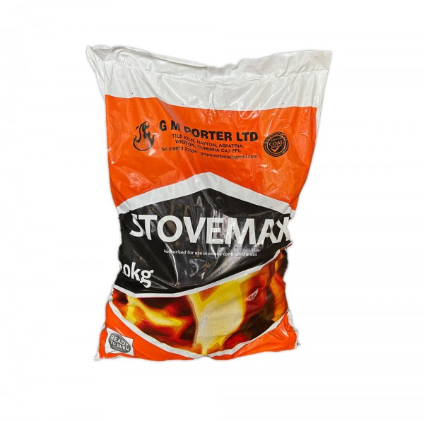 Stovemax Smokeless Fuel - 20kg bag - available to add on to Log Orders or Collection 